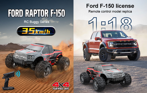 Double E Licensed Ford Raptor F-150 Rc Buggy 1/18 Scale E338-003