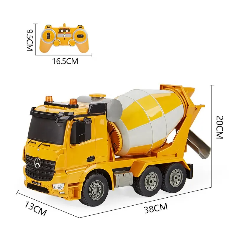 Double E Licensed Mercedes-Benz Rc Concrete Mixer 1/20 Scale E528-003