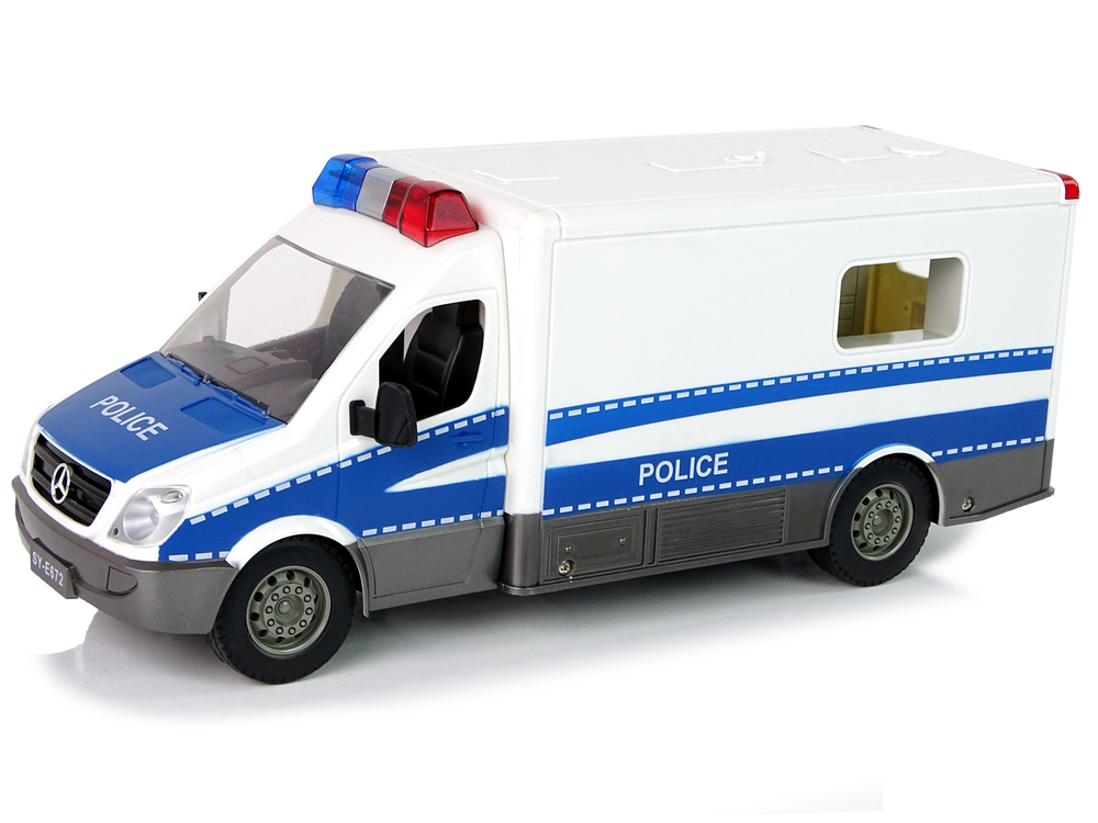 Double E Licensed Mercedes Benz Rc Police Car 1/18 Scale E672-003