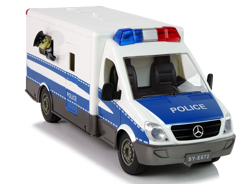 Double E Licensed Mercedes Benz Rc Police Car 1/18 Scale E672-003