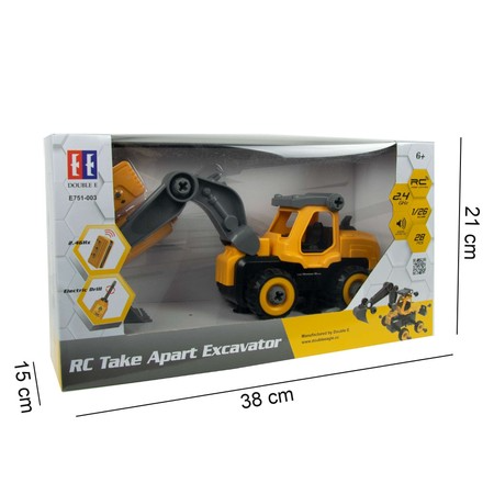 Double E Rc Take Apart Excavator 1/26 Scale E751-003