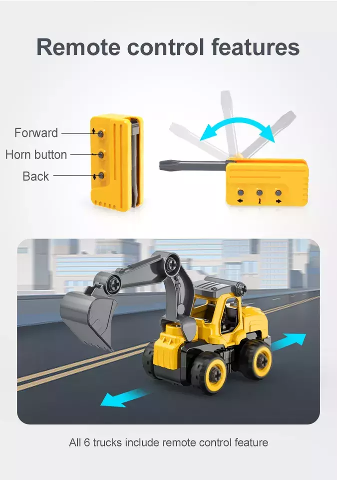 Double E Rc Take Apart Excavator 1/26 Scale E751-003