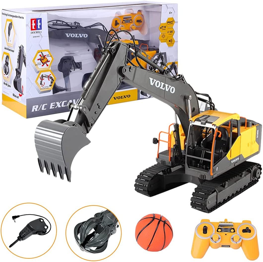 Double E Volvo 3 In 1 Rc Excavator