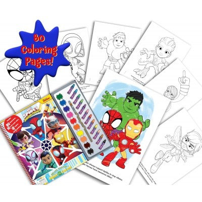 Deluxe Poster Paint & Colour Marvel Spidey and his Amazing Friends