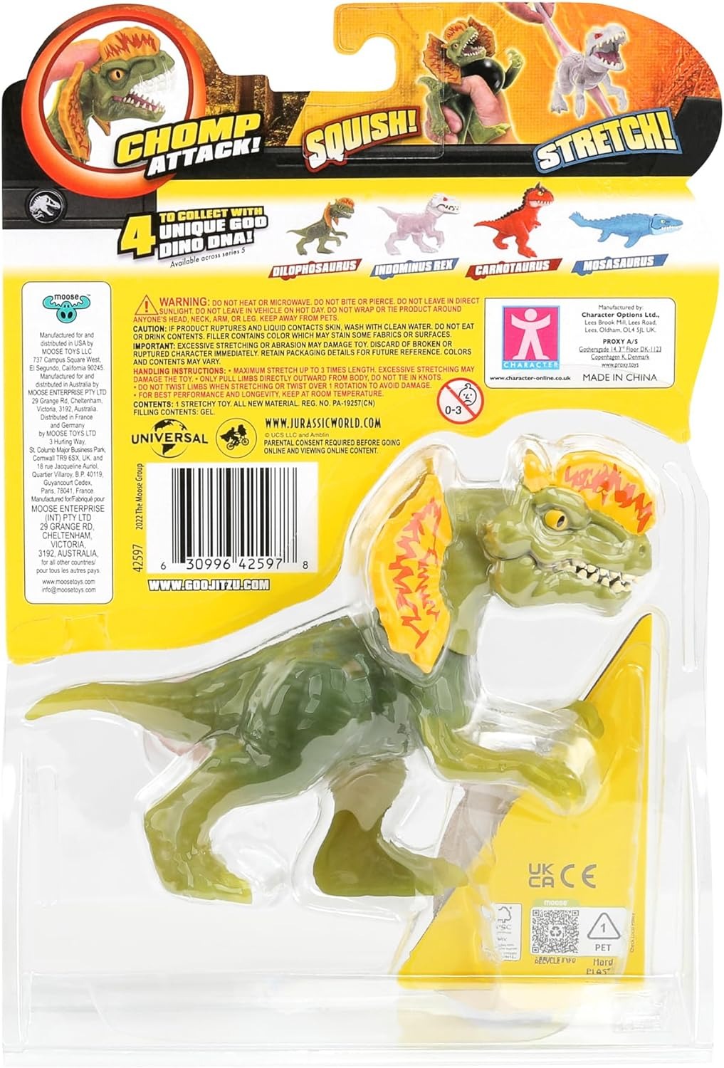 Heroes of Goo Jit Zu - Jurassic World Chomp Attack Dilophosaurus