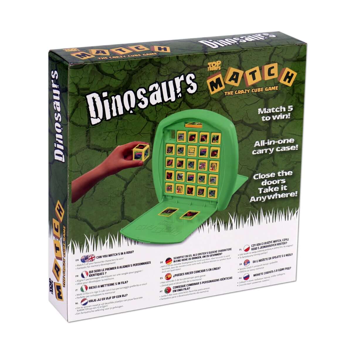 Top Trumps Dinosaurs Match - The Crazy Cube Game