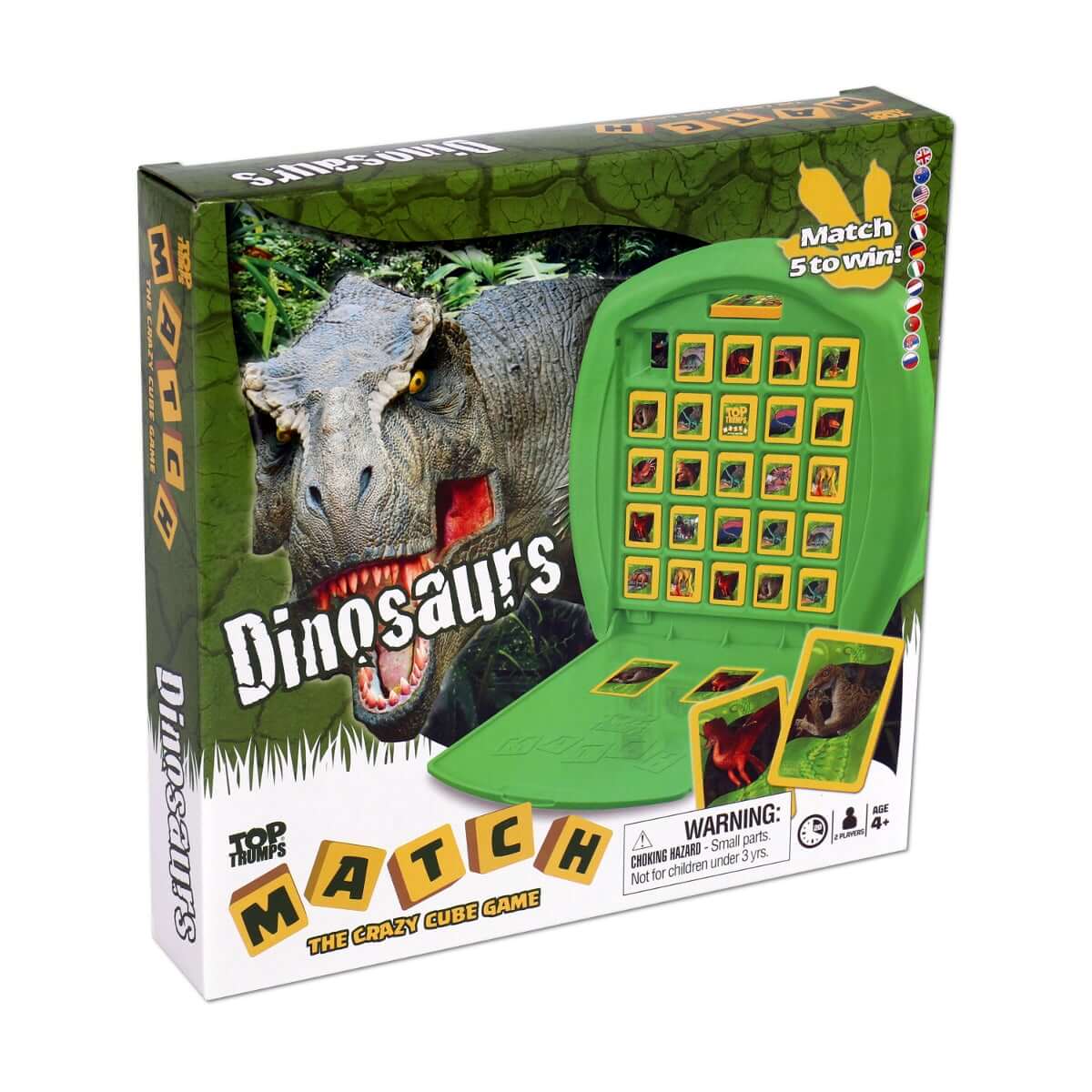 Top Trumps Dinosaurs Match - The Crazy Cube Game