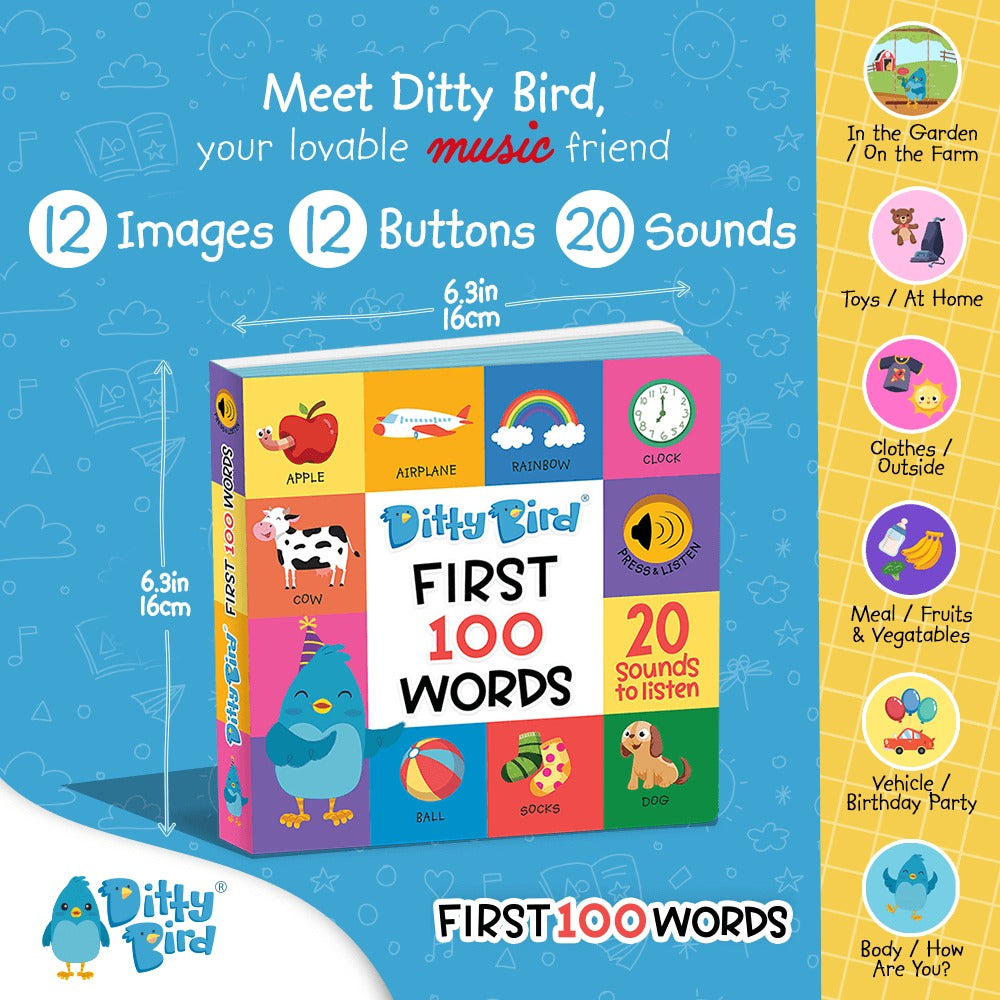 Ditty Bird : First 100 Words