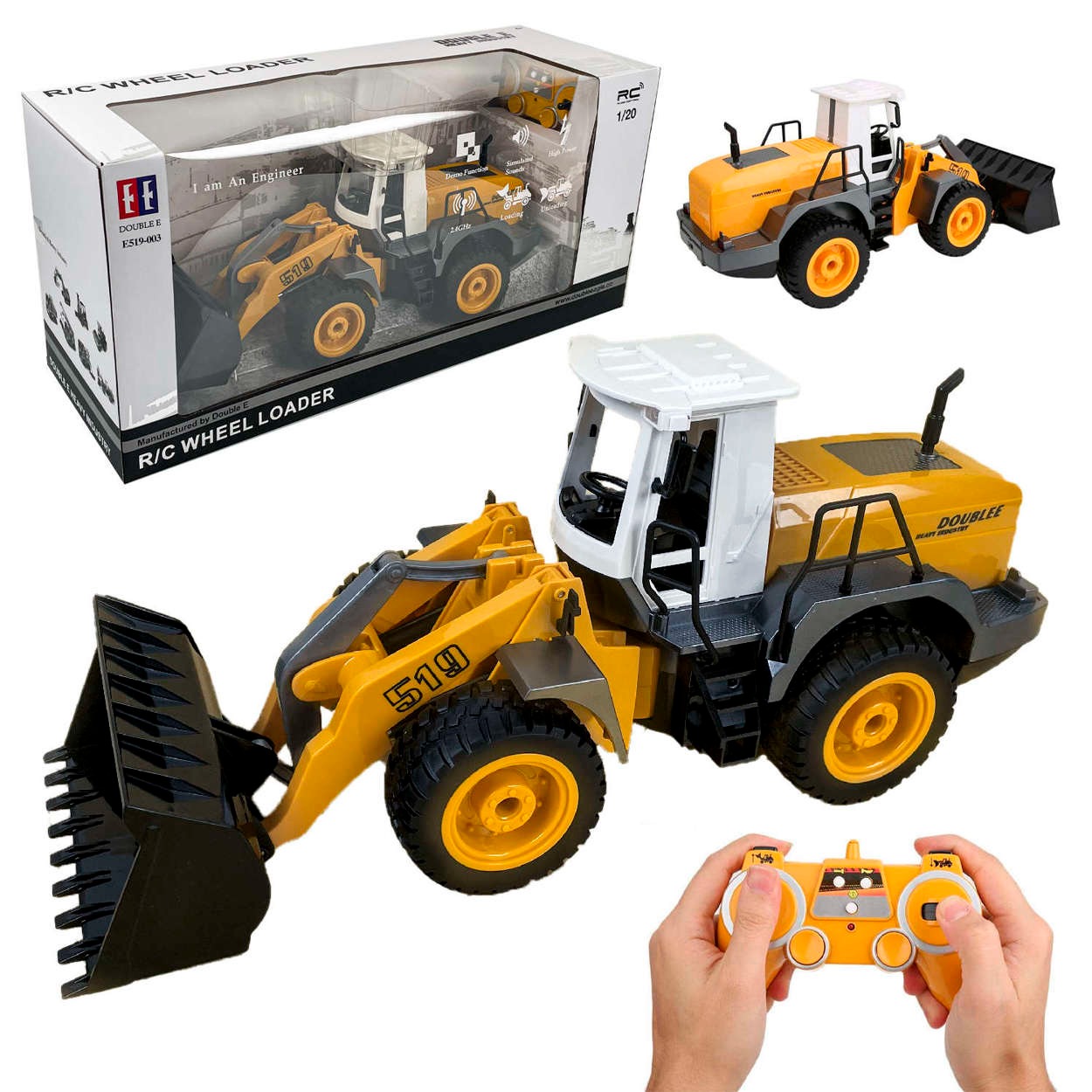 DOUBLE E RC Wheel Loader 1/20 E519