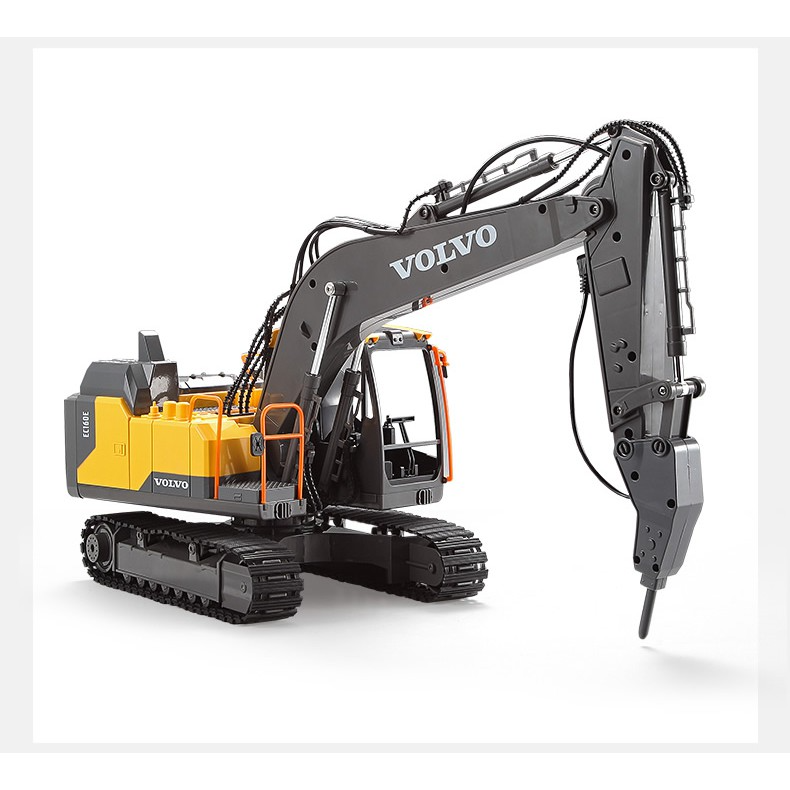 Double E Licensed Volvo 3 In 1 Rc Excavator 1/16 Scale E568-003