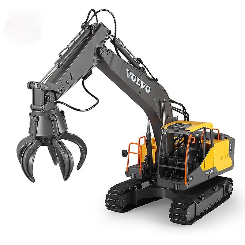 Double E Licensed Volvo 3 In 1 Rc Excavator 1/16 Scale E568-003