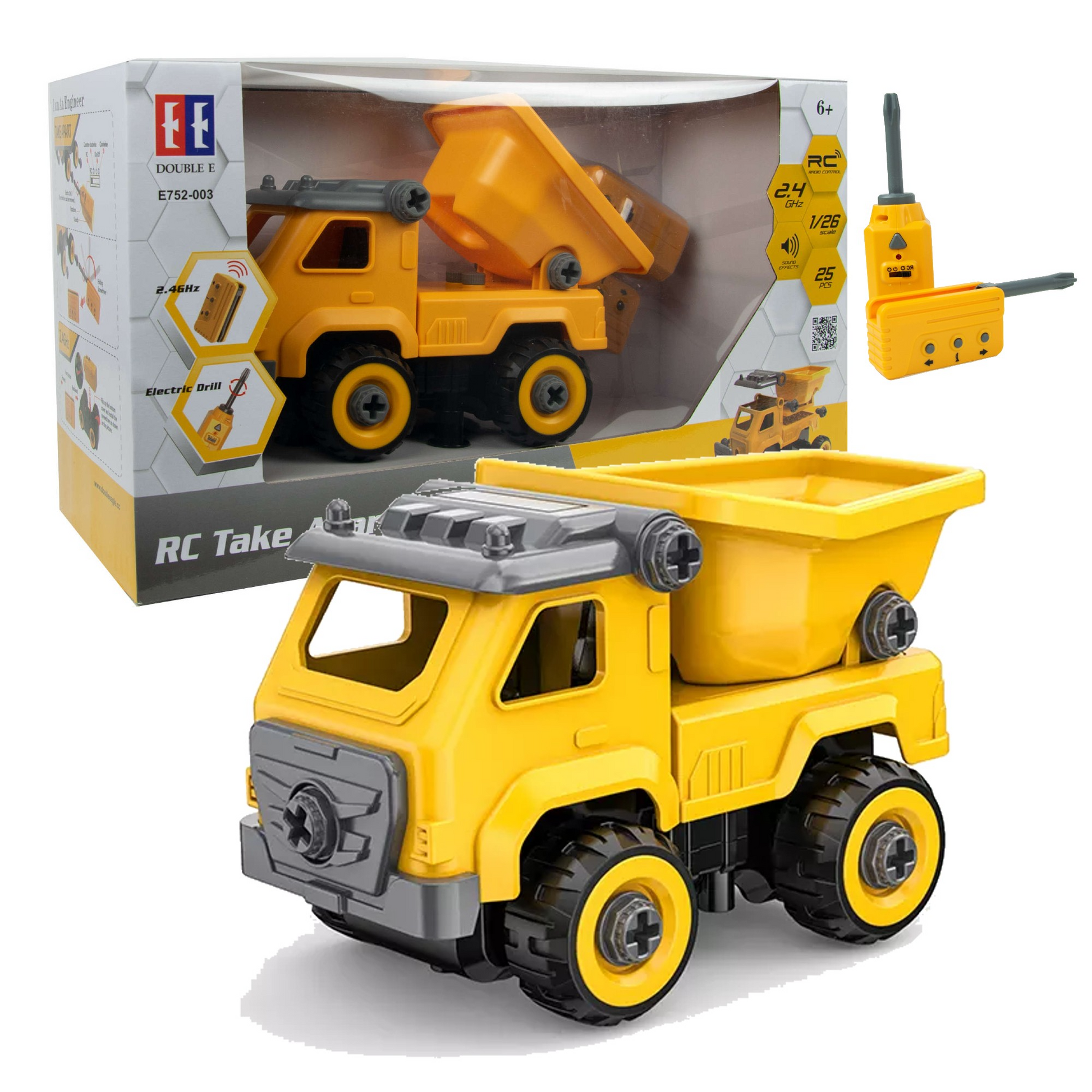 Double E Rc Take Apart Dump Truck 1/26 Scale E752-003