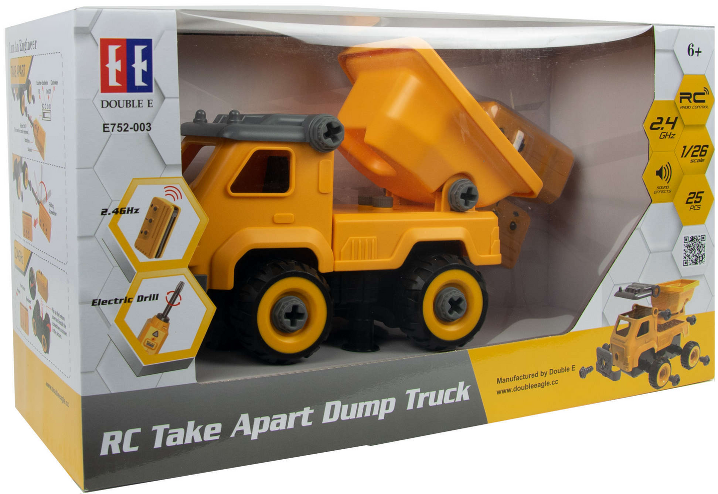 Double E Rc Take Apart Dump Truck 1/26 Scale E752-003