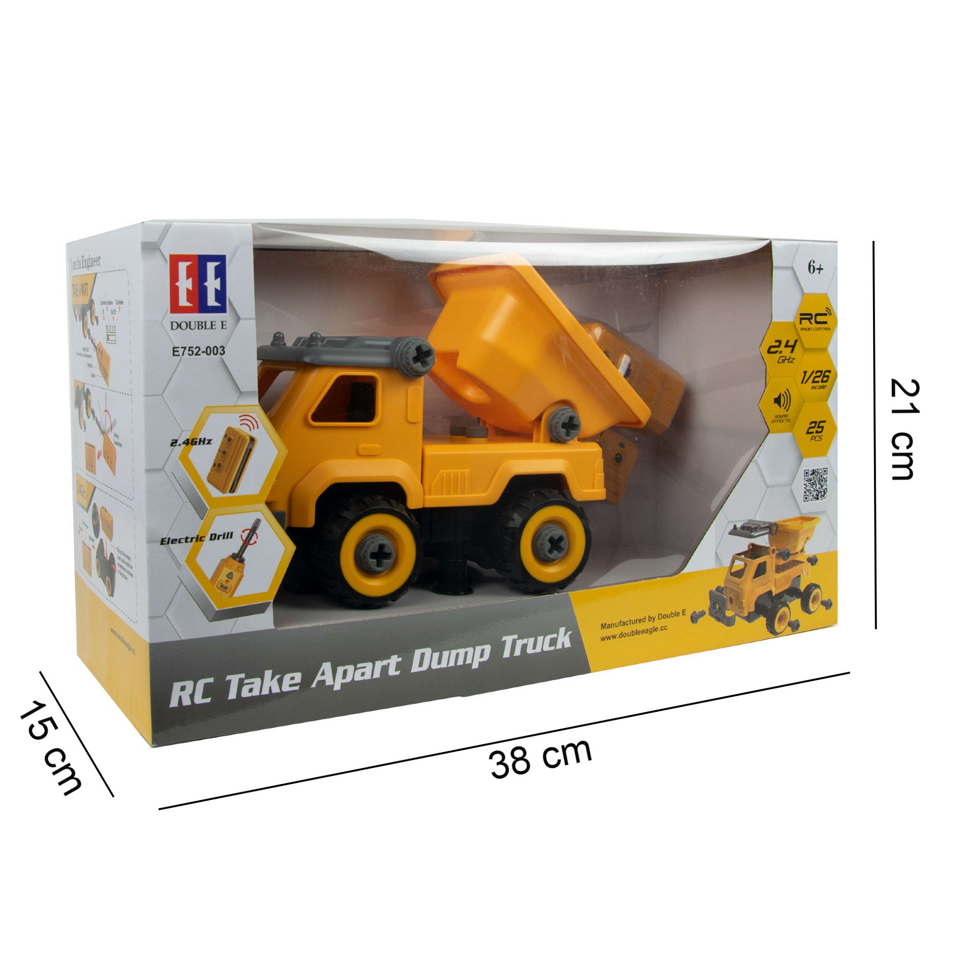 Double E Rc Take Apart Dump Truck 1/26 Scale E752-003