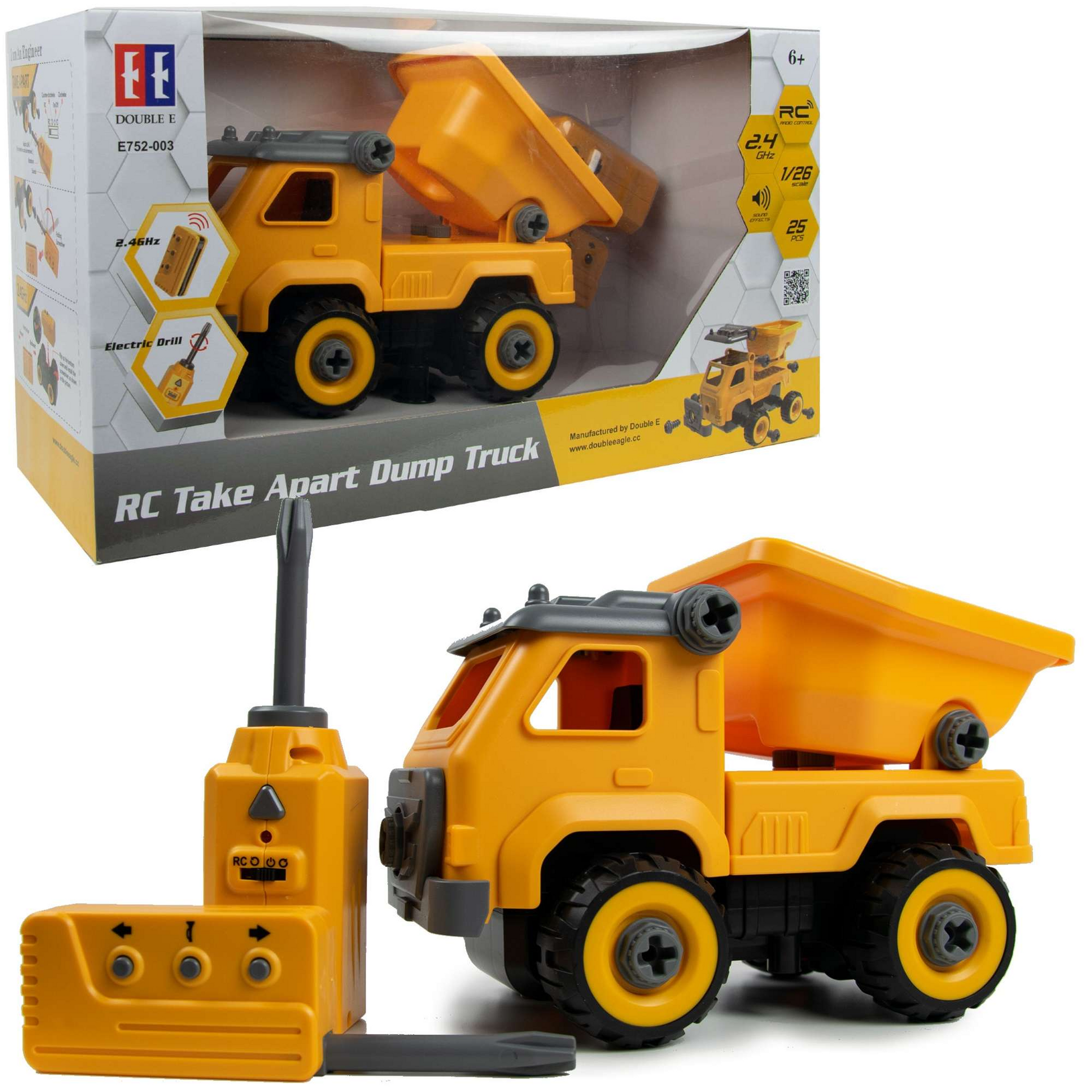 Double E Rc Take Apart Dump Truck 1/26 Scale E752-003