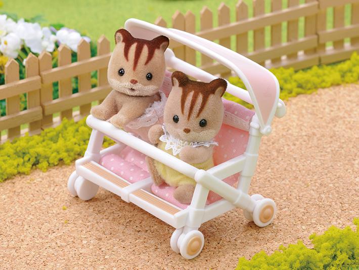 Sylvanian Families Double Pushchair