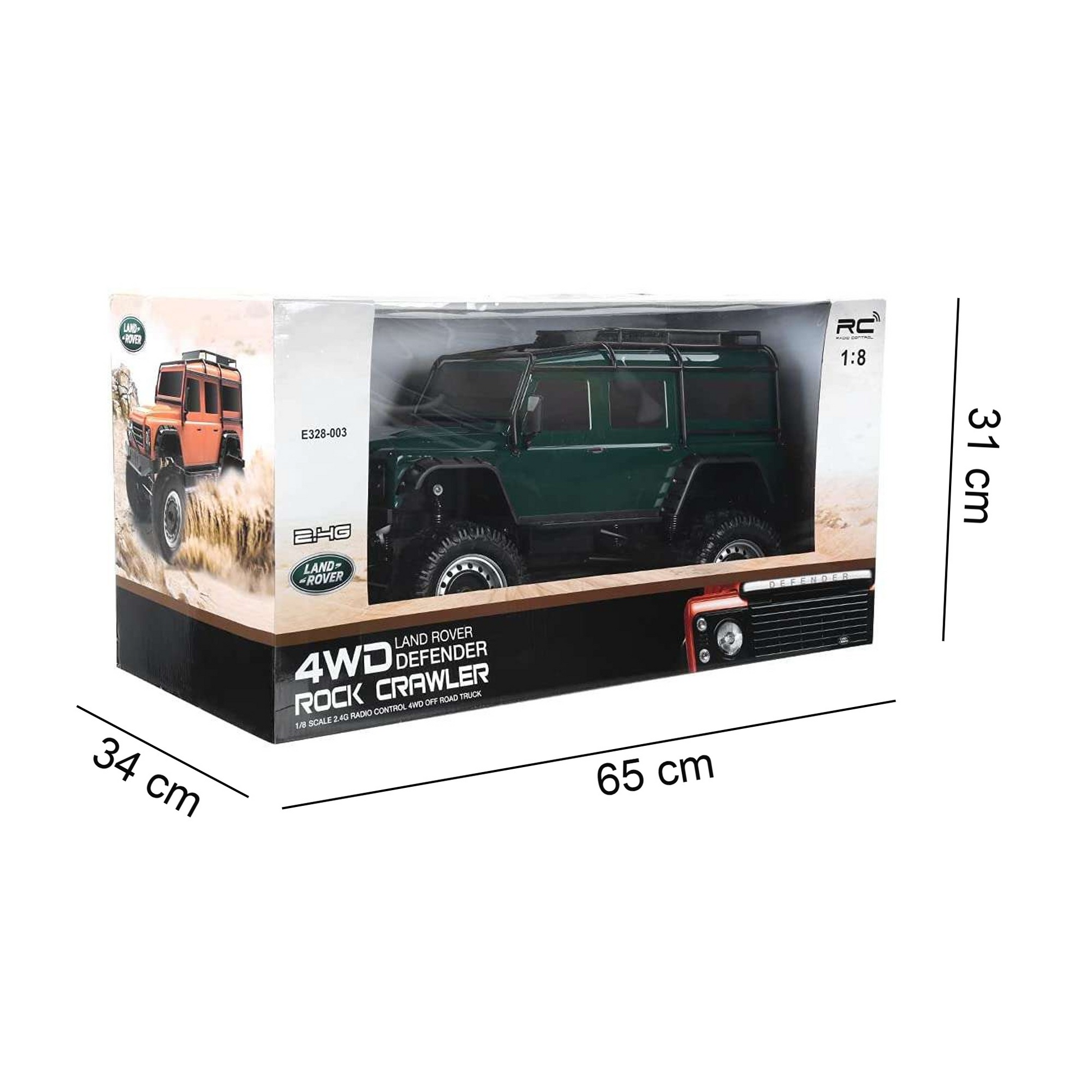 Double E Licensed Land Rover Defender Rock Crawler 1/8 Scale E328-003