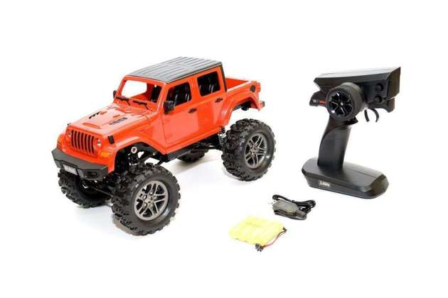 Double E Licensed Jeep Wrangler Pickup Crawler Truck 1/14 Scale E335-003