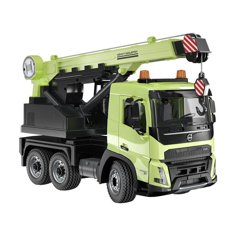 Double E Licensed Volvo Fmx Crane Truck 1/20 Scale E506-003