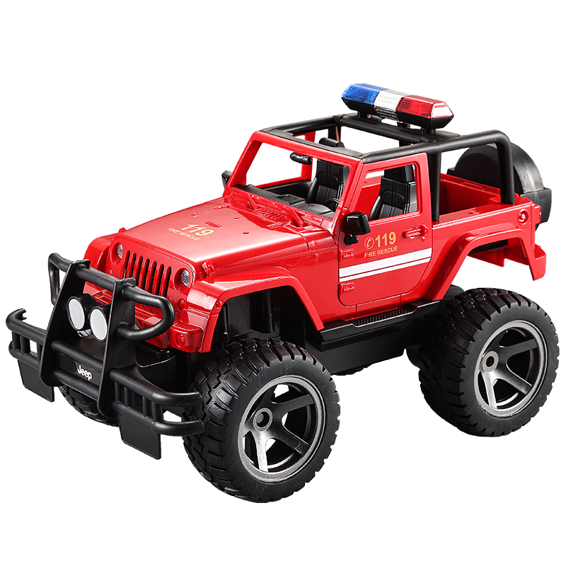 Double E Licensed Jeep Fire Rescue 1/12 Scale E549-003