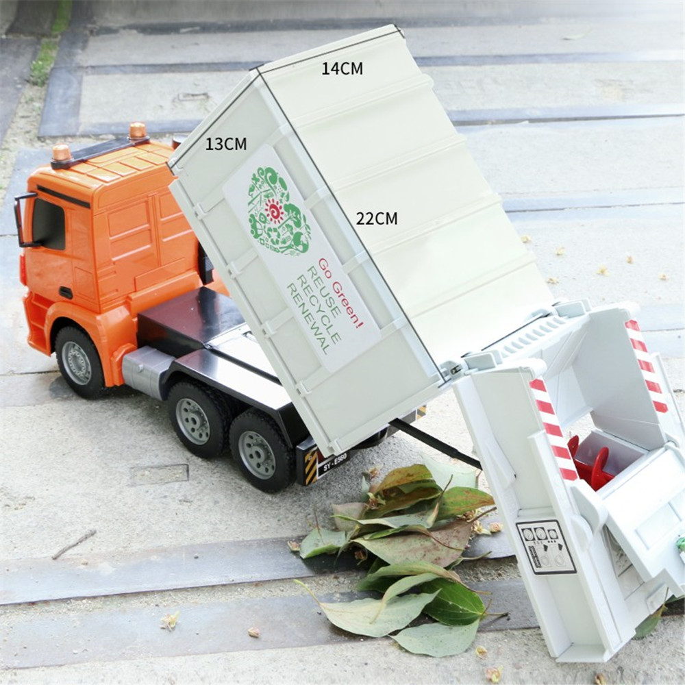 Double E Licensed Mercedes Benz Antos Garbage Truck 1/20 Scale E560-003