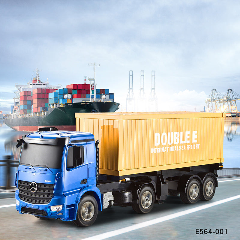 Double E Licensed Mercedes Benz Arocs Container Truck 1/20 Scale E564-003