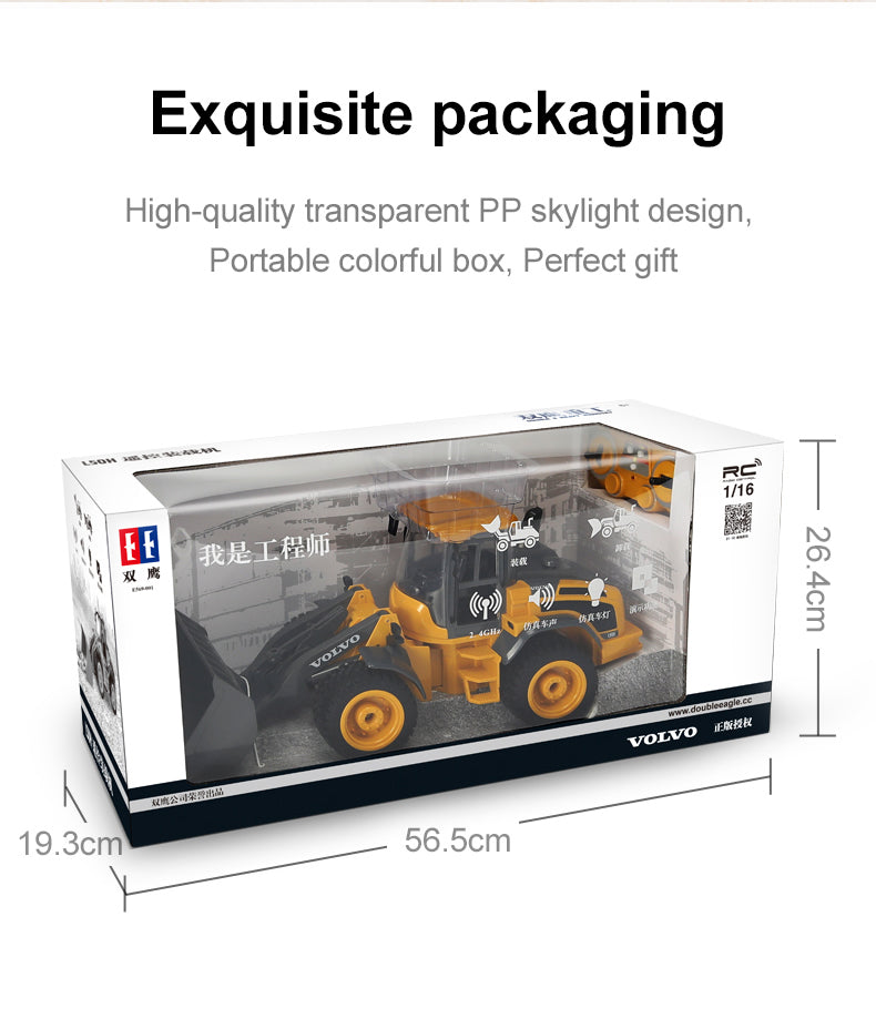 Double E Licensed Volvo Rc Wheel Loader 1/16 Scale