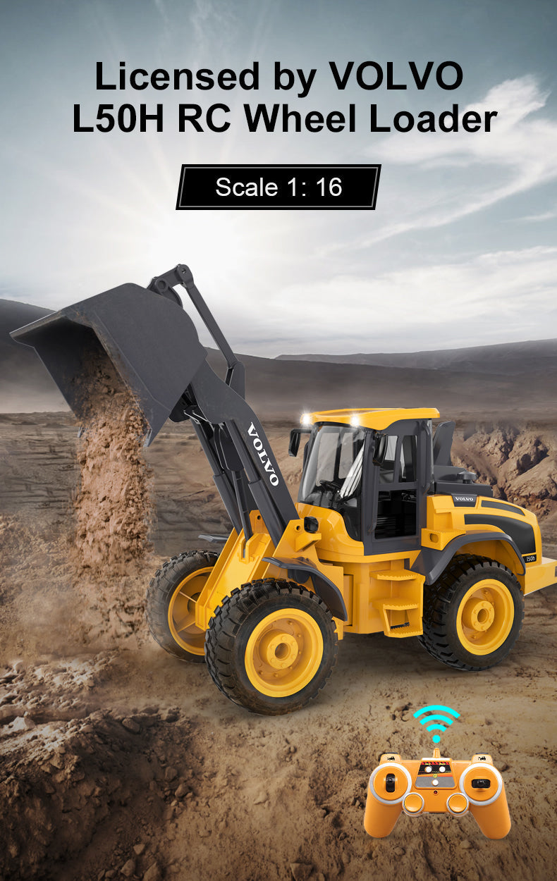 Double E Licensed Volvo Rc Wheel Loader 1/16 Scale