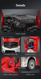DOUBLE E Hobby Remote Control Berlisensi Mercedes-Benz Antos 1:20 Truk Pemadam Kebakaran E667-003 