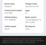 DOUBLE E Audi RS e-tron GT RC E727
