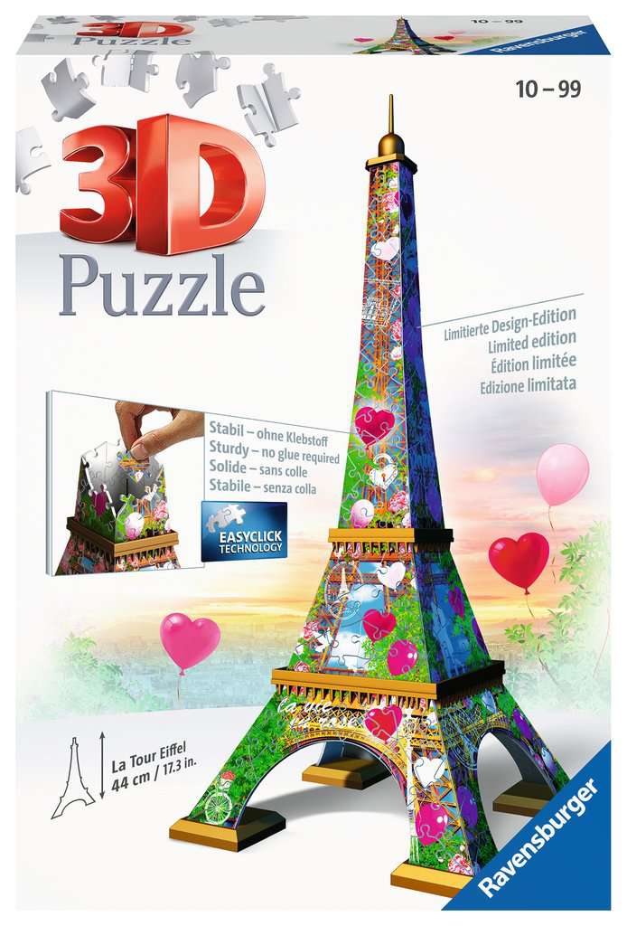 Ravensburger 3D Puzzle Eiffelturm Love Edition Gravitrax