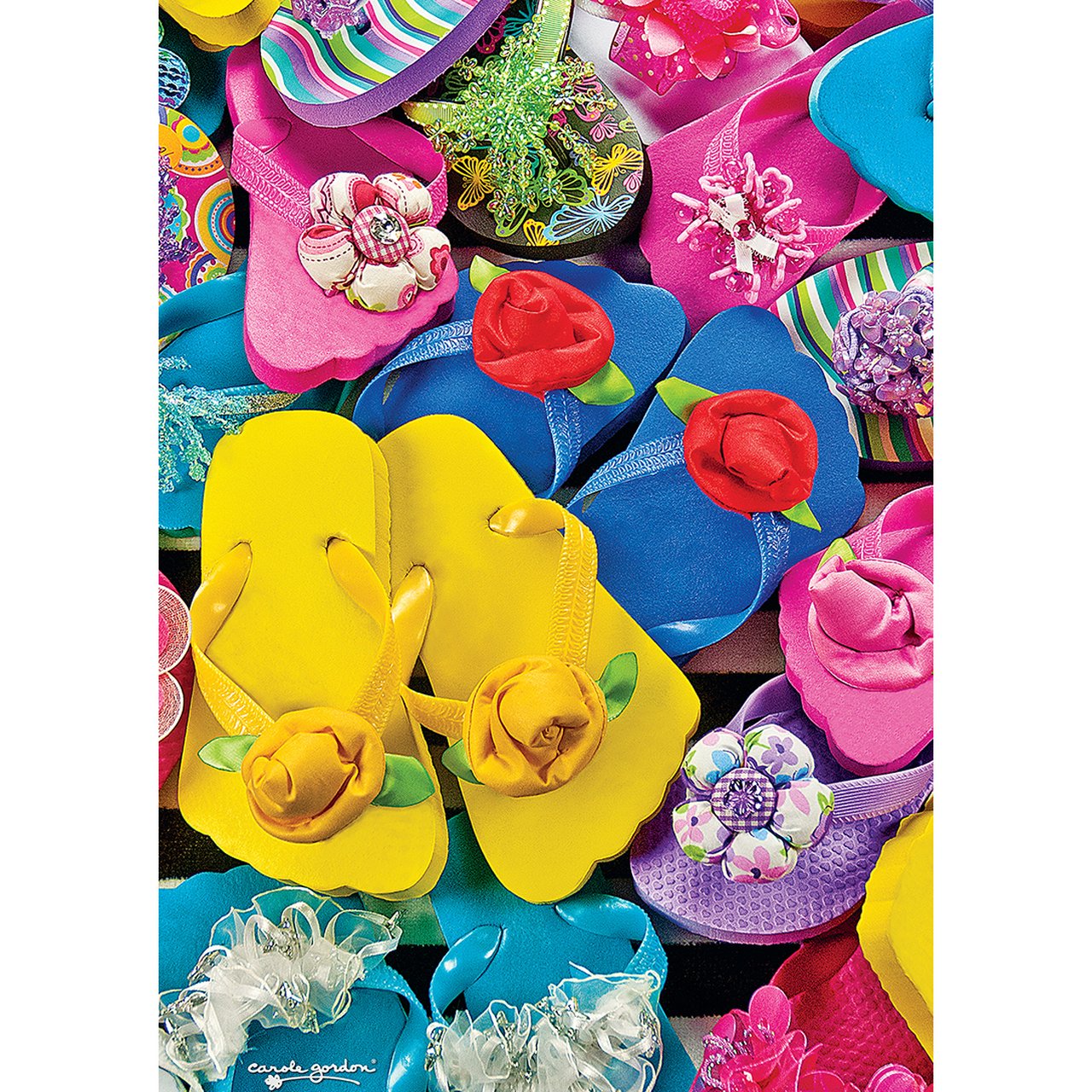 Worlds Smallest Flippity Flops - Flip 1000 Piece Tin Box Jigsaw Puzzle Masterpieces