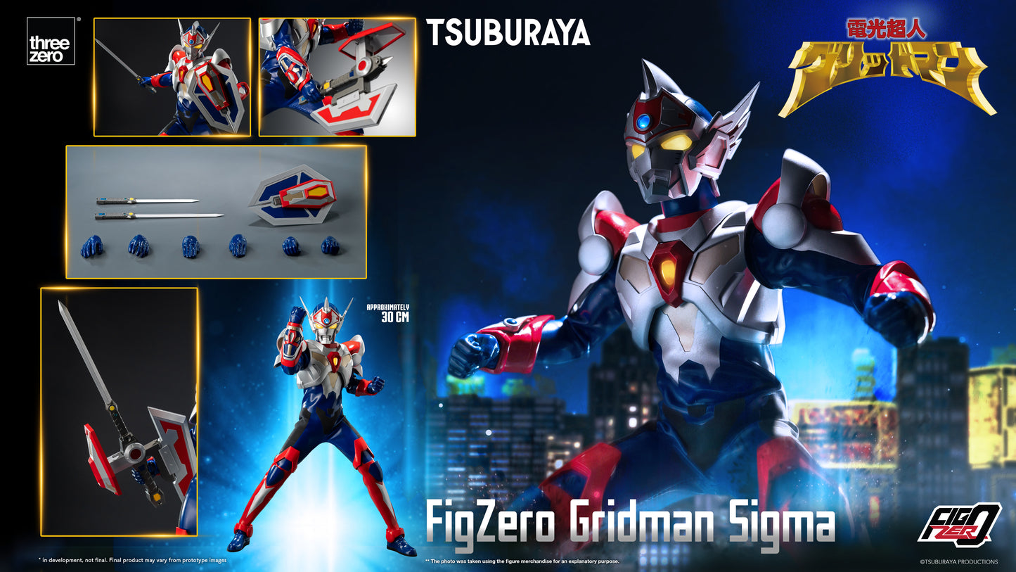 Pre-Order Threezero - Gridman the Hyper Agent: Revenge of Neo Evil Lord - FigZero Gridman Sigma