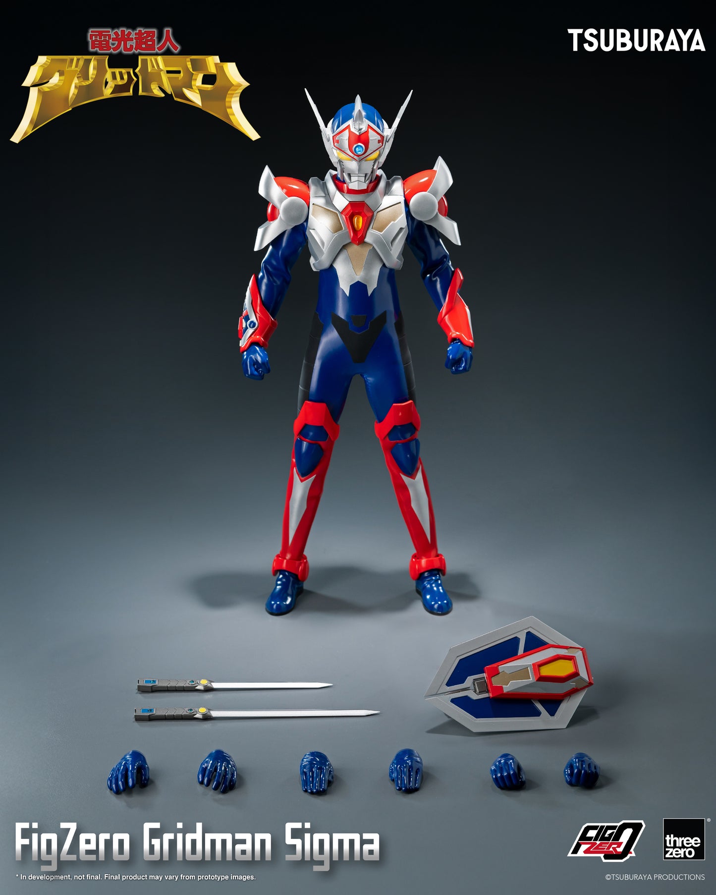 Pre-Order Threezero - Gridman the Hyper Agent: Revenge of Neo Evil Lord - FigZero Gridman Sigma