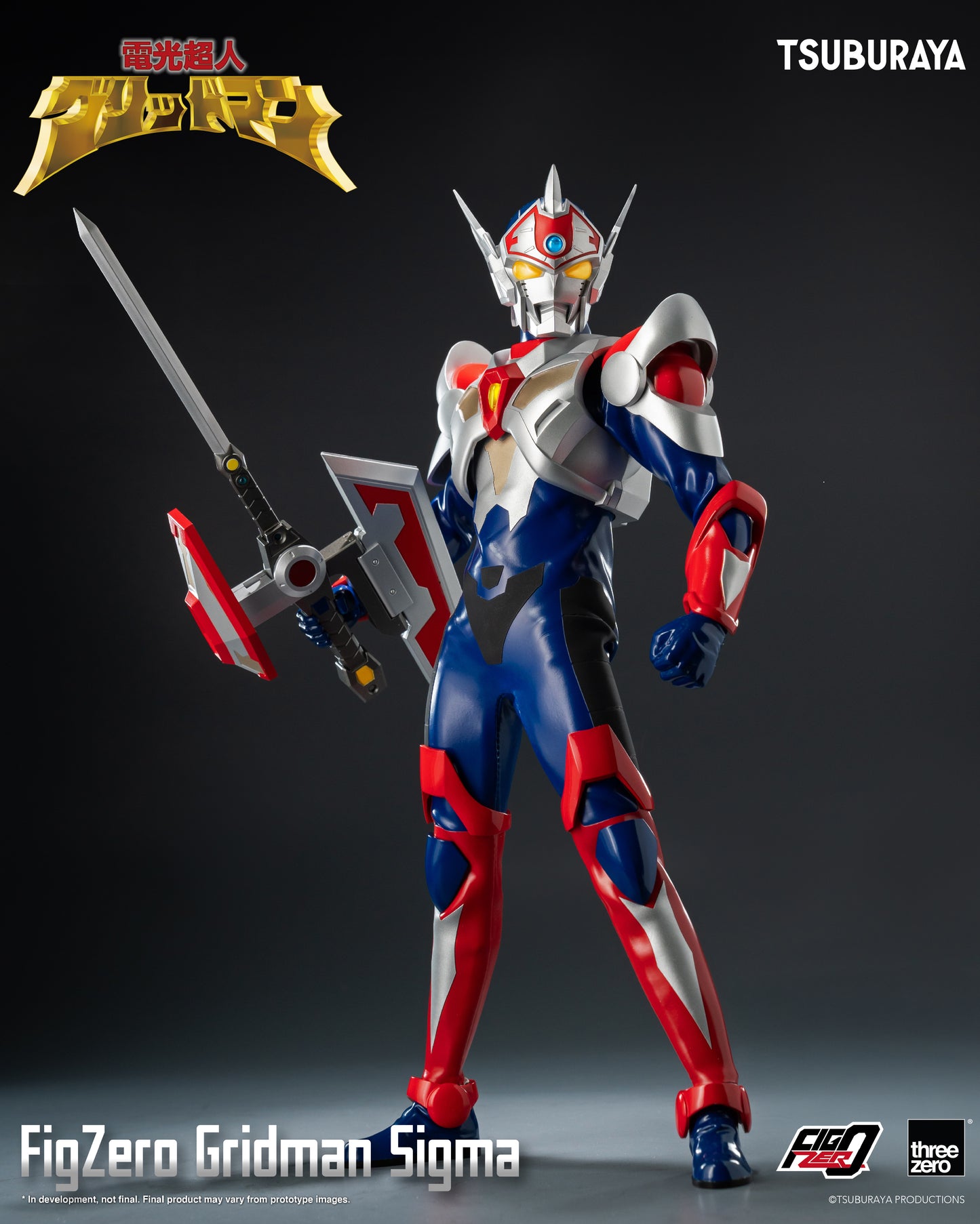 Pre-Order Threezero - Gridman the Hyper Agent: Revenge of Neo Evil Lord - FigZero Gridman Sigma