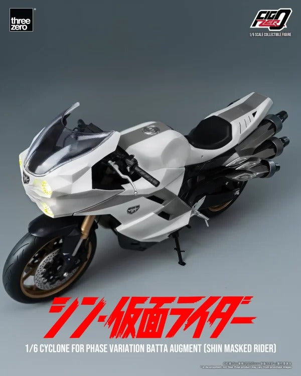 Pre-Order Threezero FigZero 1/6 Cyclone for Phase Variation Batta Augment (SHIN MASKED RIDER)