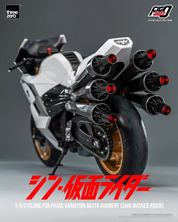 Pre-Order Threezero FigZero 1/6 Cyclone for Phase Variation Batta Augment (SHIN MASKED RIDER)