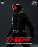 Pre-Order Threezero FigZero 1/6 Phase Variation Batta Augment (SHIN MASKED RIDER)