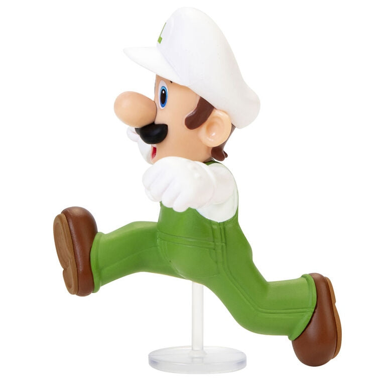 Nintendo Fire Running Luigi 2.5-inch Articulated Figure