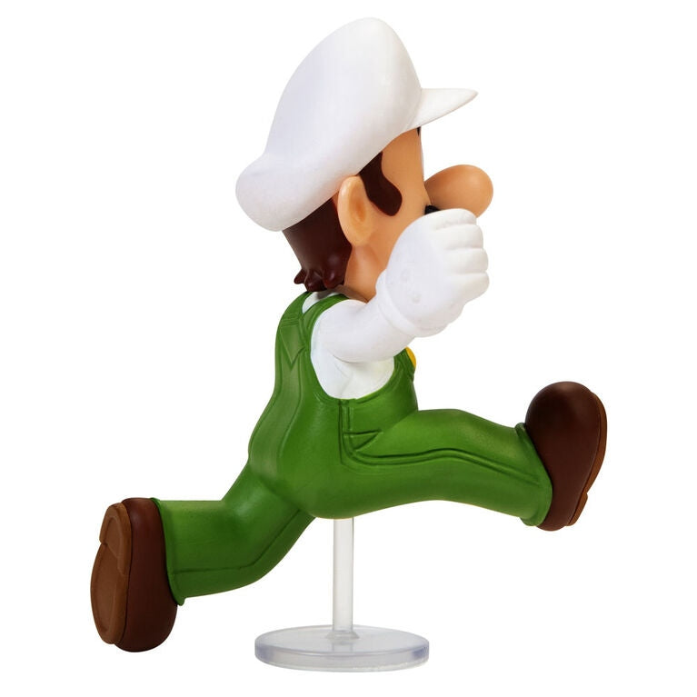 Nintendo Fire Running Luigi Articulated Figure TOYSTER
