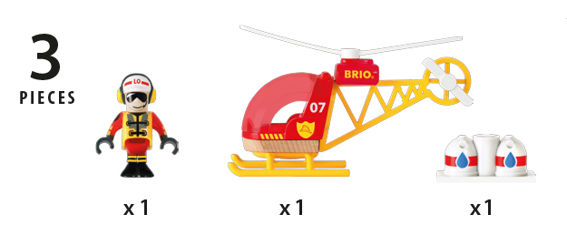 Brio Firefighter Helicopter Brio