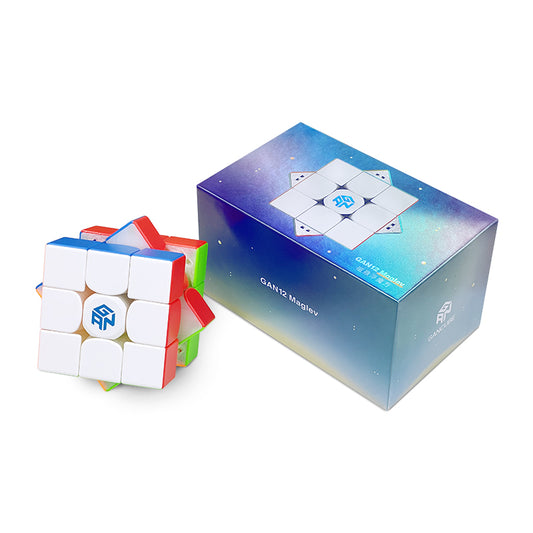 GAN 12 Maglev UV Coated 3x3 Stickerless Speed Cube