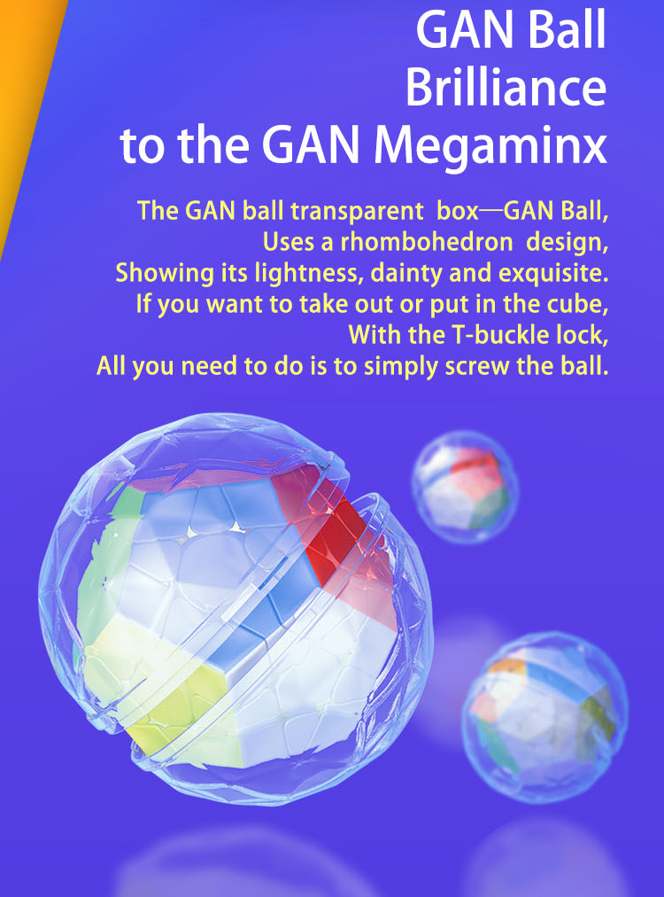 GAN Megaminx M Stickerless