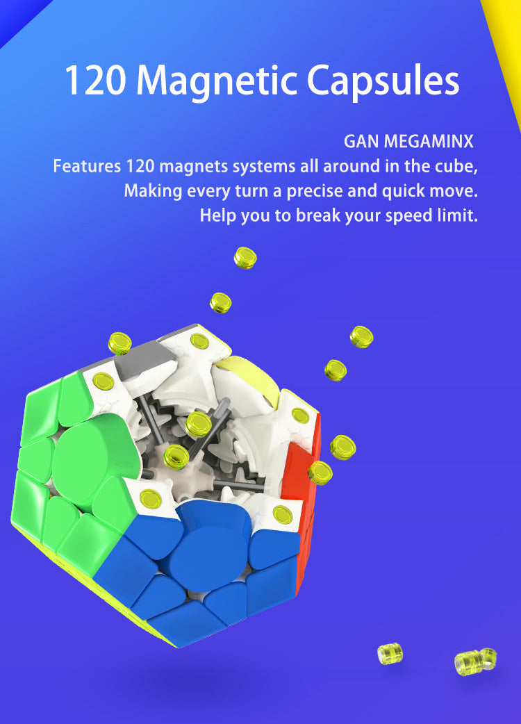 GAN Megaminx M Stickerless