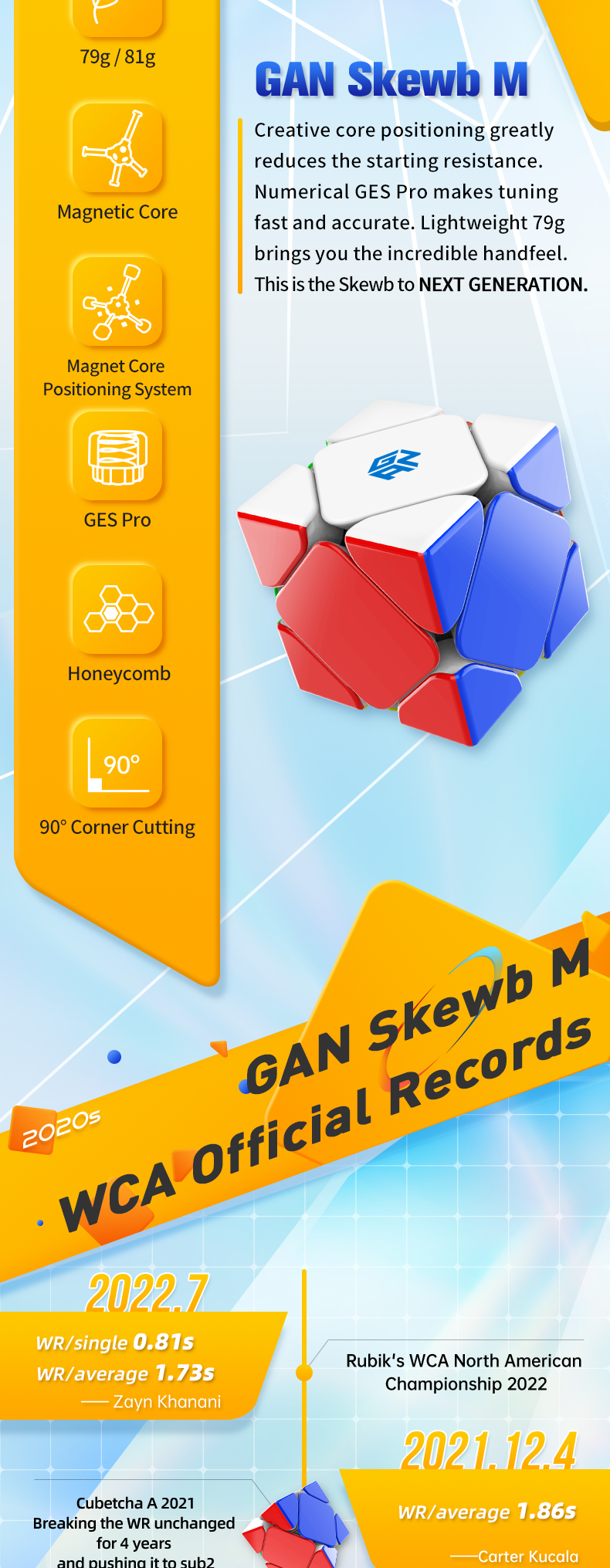 GAN Skewb M Standard