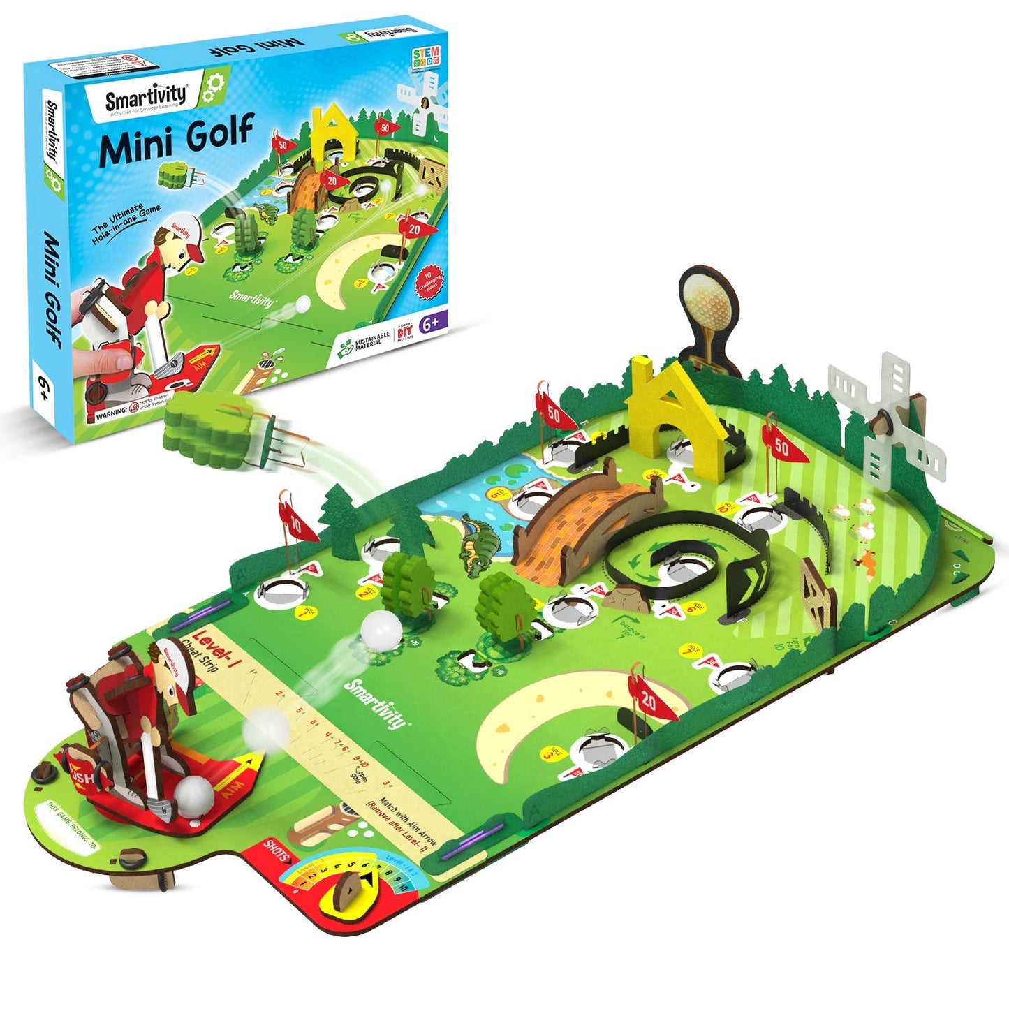 Smartivity Mini Golf DIY STEM Construction Toy