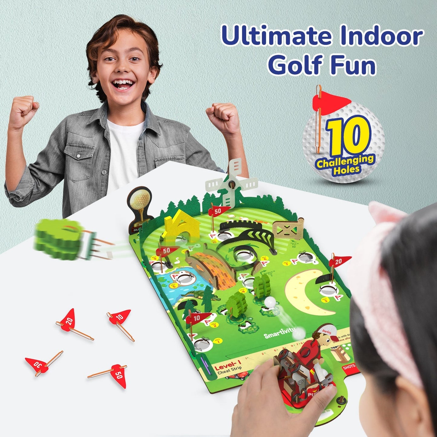 Smartivity Mini Golf DIY STEM Construction Toy