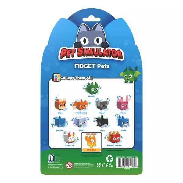 Pet Simulator Fidget Pets Mini Figure Set - 4pk