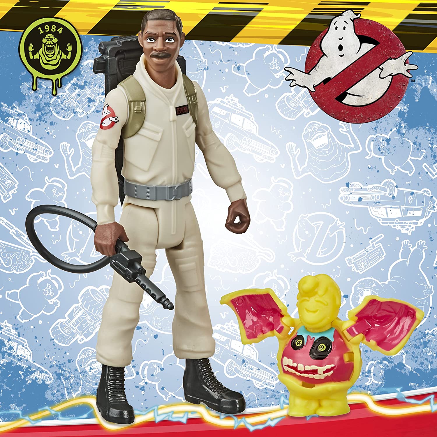 Ghostbusters Fright Features Winston Zeddemore Figure