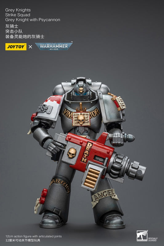 JOYTOY Warhammer 40K Grey Knights Strike Squad Grey Knight with Psycannon JT9015